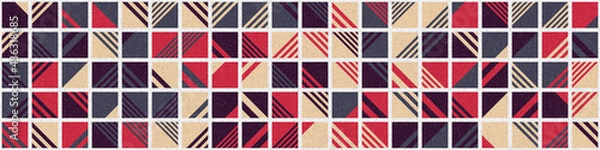Fototapeta Abstract Geometric Pattern generative computational art illustration