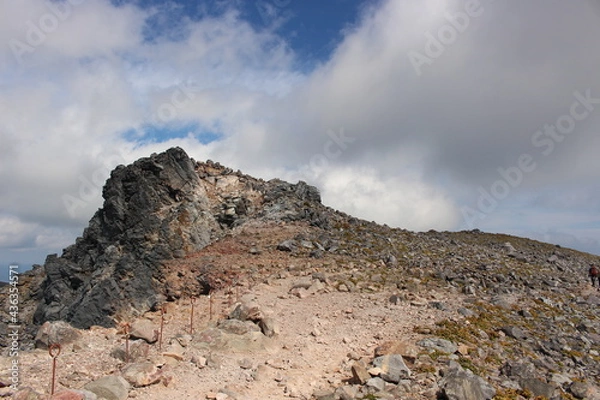 Obraz 那須の茶臼岳、朝日岳、三本槍岳の縦走登山