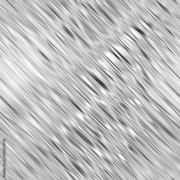 Obraz 3d metal seamless pattern, abstract wavy background