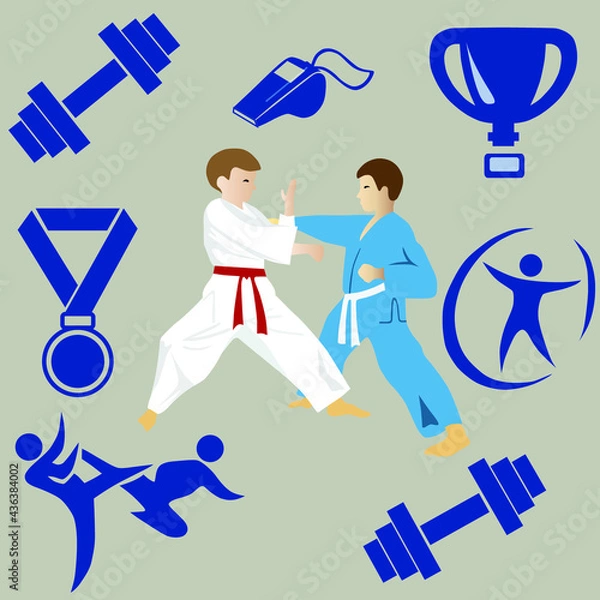 Obraz winner and podium