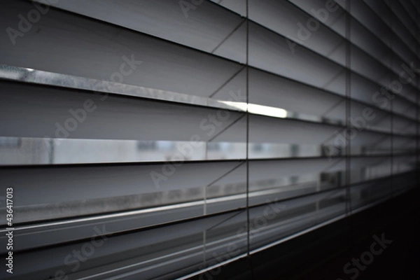 Obraz House blinds looking out the window