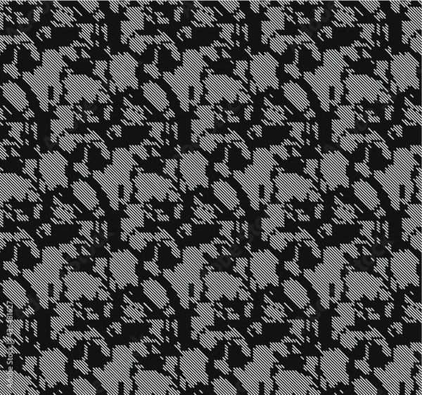 Obraz black and white pattern