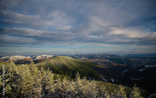 Obraz landscape with clouds
