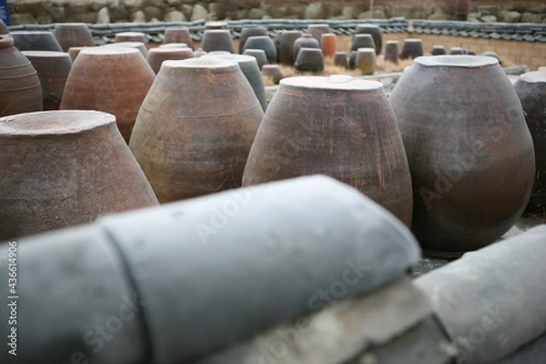 Fototapeta 장독대