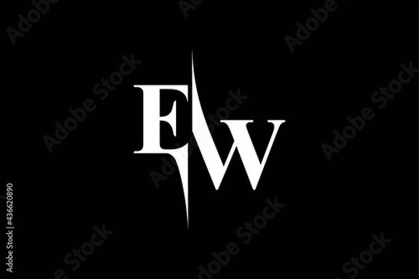 Obraz EW Logo Monogram