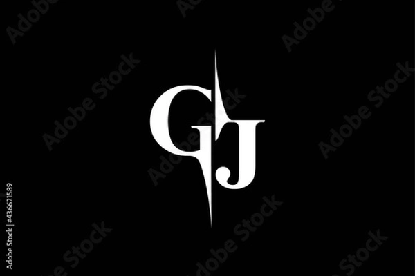 Obraz GJ Logo Monogram