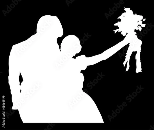 Obraz Bride and groom