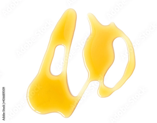 Fototapeta Honey drops set and collection isolated on white background