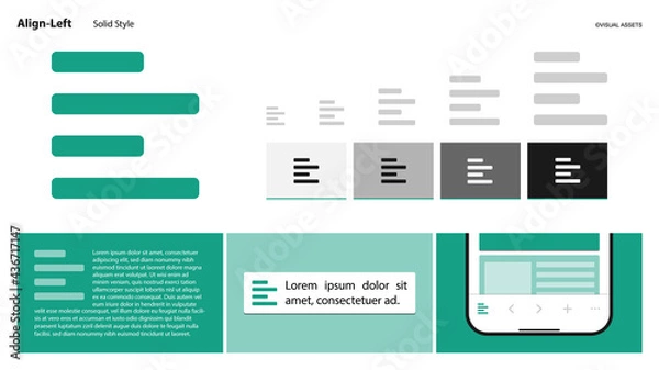Obraz VA icon Set_align left(solid style)
