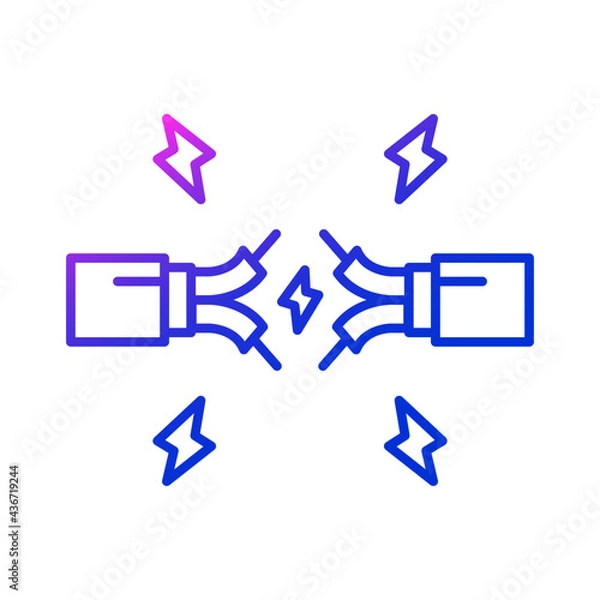 Obraz Core of cable icon