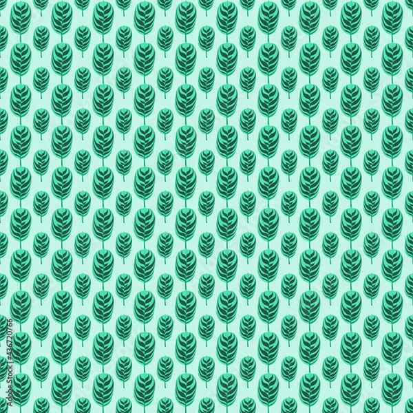 Obraz leaves  seamless pattern