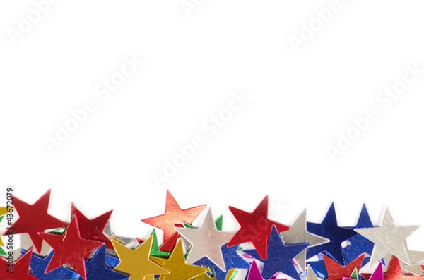 Fototapeta Colored stars background for your text on photo, and other.