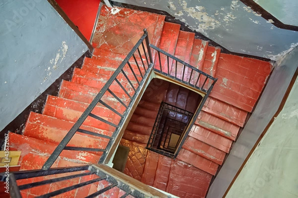 Obraz spiral stairway