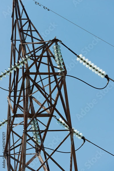 Fototapeta power lines