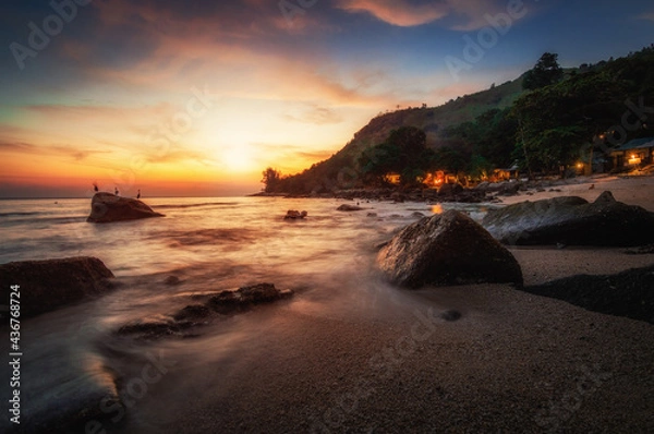 Obraz sunset at the beach