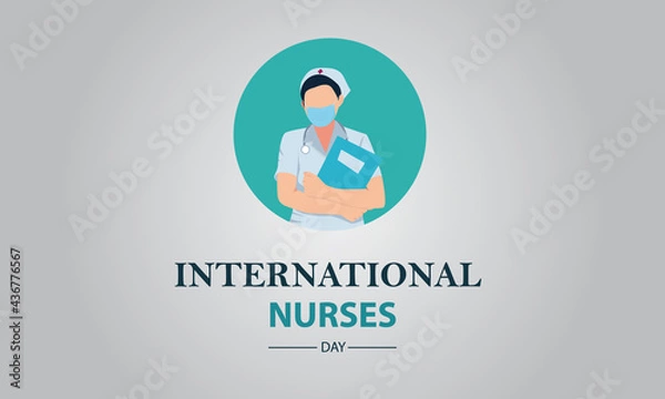 Obraz vector international nurses day