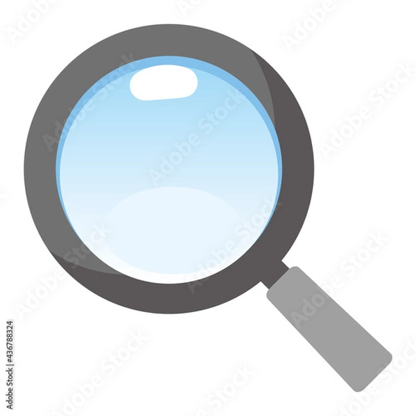 Obraz 虫眼鏡のイラスト