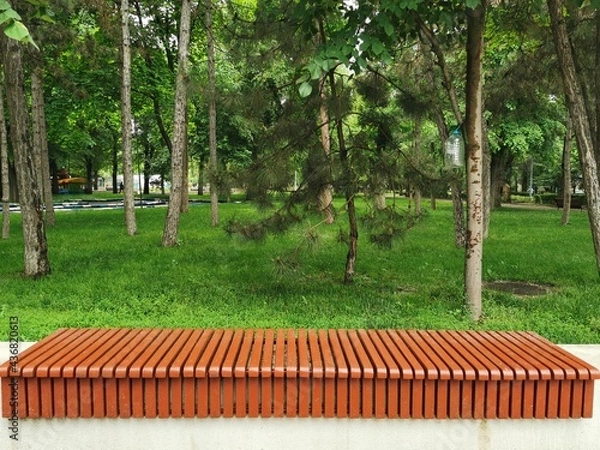 Obraz bench in the park