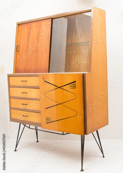 Fototapeta Italian Midcentury Sideboard 