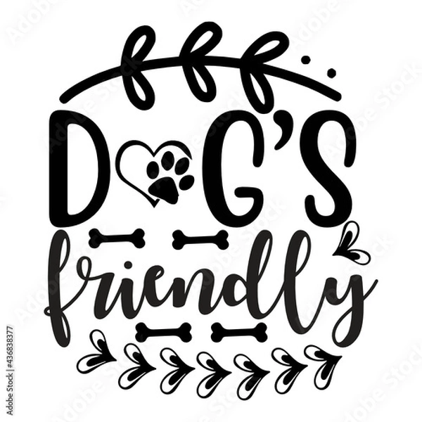 Obraz dog svg design