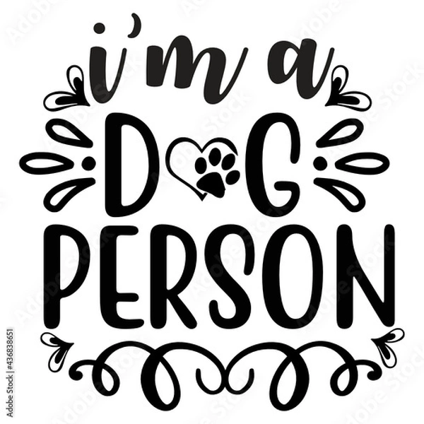 Obraz dog svg design