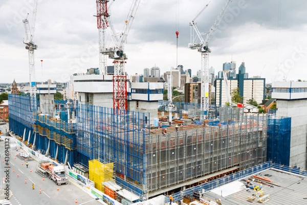 Obraz construction site screens system