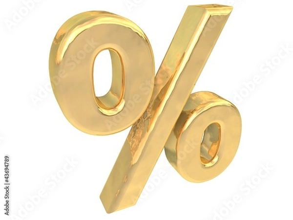 Obraz Prozent Gold