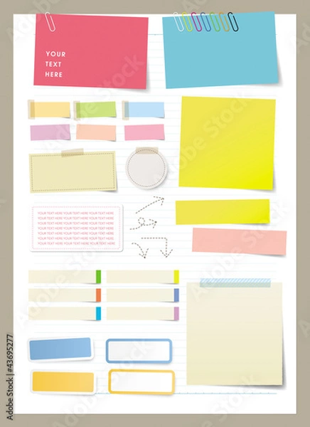 Obraz ノート・テープ・ラベル