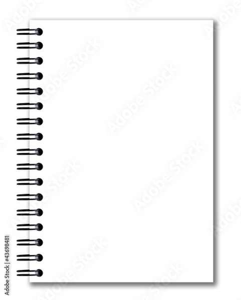 Fototapeta blank notebook