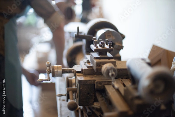 Obraz Photo on processing wood and wood products by master