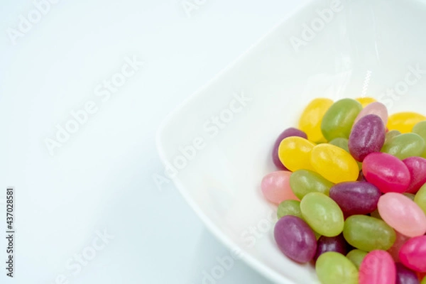 Obraz 器に盛られたゼリービーンズ