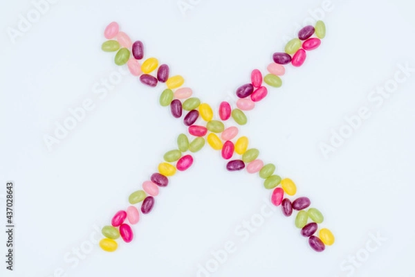 Obraz ジェリービーンズのバツ印