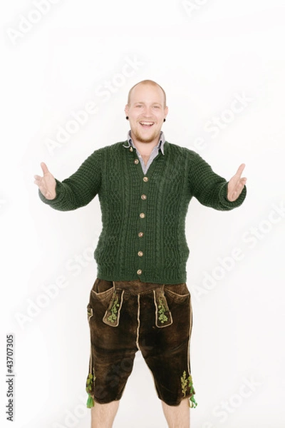 Fototapeta Mann in Tracht