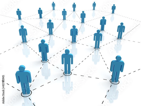 Obraz social network