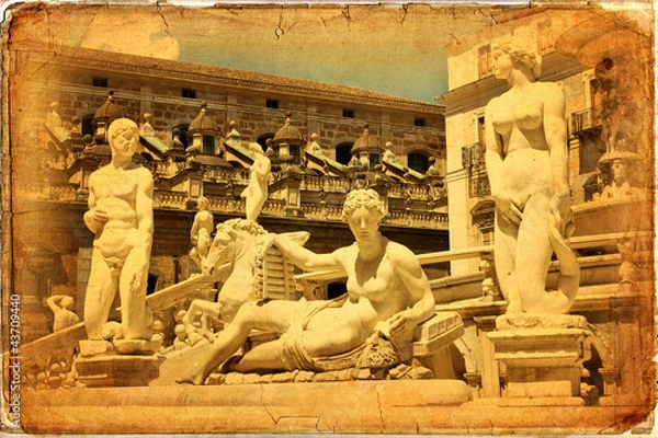 Obraz Piazza Pretoria, Palermo