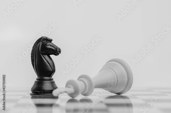 Fototapeta chessboard pieces