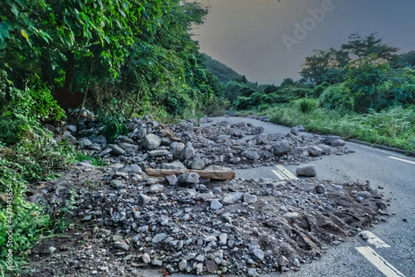 Obraz 2020九州豪雨による道路被害