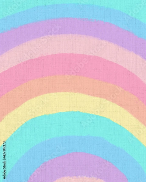 Obraz Rainbow background with canvas texture instagram format