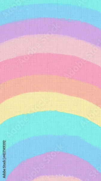 Fototapeta Rainbow background with canvas texture for cell phone