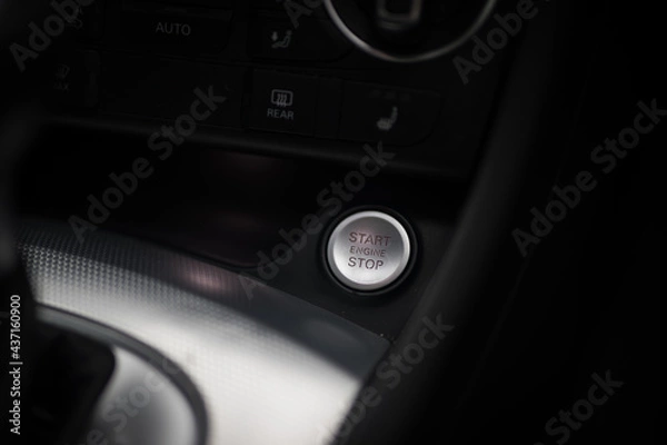 Fototapeta Driving a car