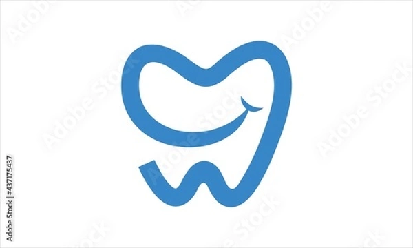 Fototapeta Dental Logo Smile. Logo templates for photography studios and photography event organizers. Images can be used to design business cards, envelopes, letterhead