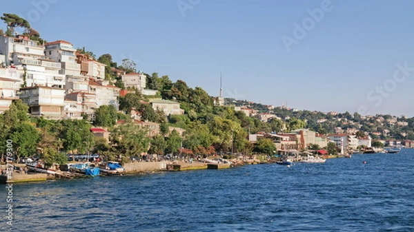 Obraz Istanbul Bosphorus seaside town landscape