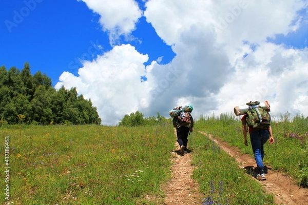Obraz hiking in the mountains