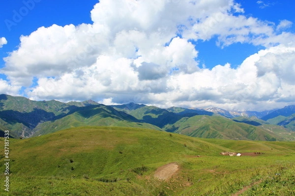 Obraz landscape with sky and clouds