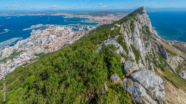 Obraz Blick auf den Fels von Gribraltar