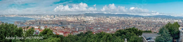 Obraz Panorama-Blick auf Marseille von der Notre 
Dame de la Garde