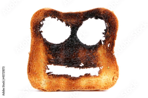 Obraz burnt toast