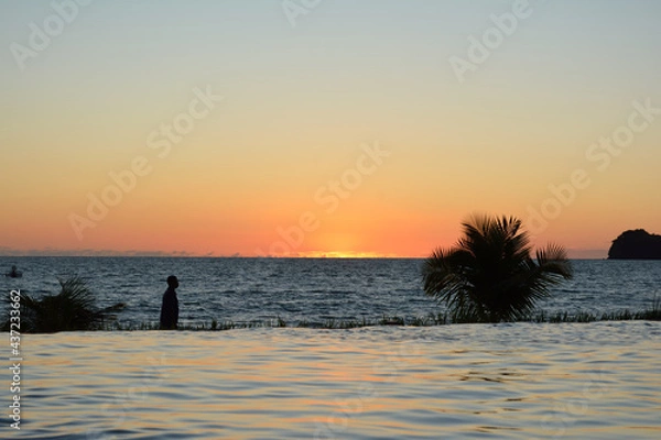 Obraz sunset on the beach