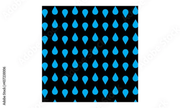 Obraz Blue shapes pattern