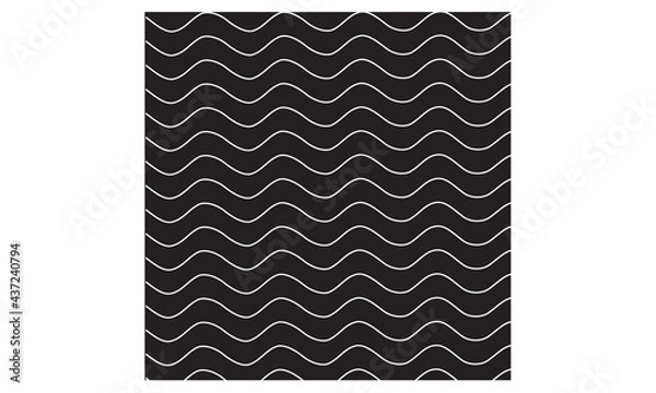 Obraz White wavy lines
